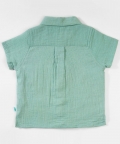 Hoko Half Sleeve Crinkle Soft Double Cotton Shirt