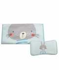 Love Me Blue Washable Mat With Pillow