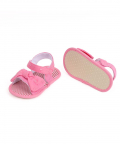 Kicks & Crawl-Woven Pink Sandals