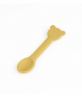Kicks & Crawl-Baby Bear Silicone Bowl & Spoon Set-Yellow