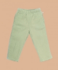 Crinkle Soft Double Cotton Lower - Basil Green