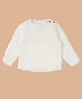 Creme Full Sleeve Crinkle Soft Double Cotton Kurta Shirt