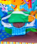 Newborn To Toddler Happy Baby Bouncer With Hanging Toys
