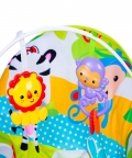 Infant To Toddler Happy Baby Bouncer With Hanging Toys