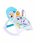 Newborn Portable Bouncer With Hanging Toys Abstract