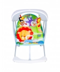 Bright Stars Foldable Musical Comfortable Swing Zoo Print
