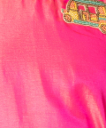 Oaker Printed Lehenga With Pink Blouse 