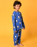 Penguin Boys Long Sleeves Pyjama Set-Blue