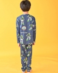 Astronaut Long Sleeves Pyjama Set-Blue