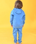 Perfect Is Boring Hoodie Jogger Set-Blue