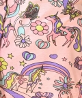 Pink Unicorn Butterfly Long Sleeves Pyjama Set - Pink