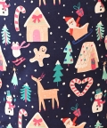 Christmas Lapland Girls Long Sleeves Pyjama Set - Blue