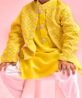 Attached Jacket Style Kurta With Pyjama