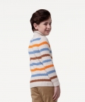 One Friday Multi Stripes Sweater For Kids Boys