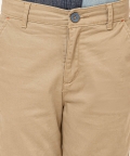 Varsity Chic Beige Comfort-fit Pants for Boys
