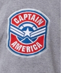 One Friday Grey Captain America Printed Hoodies