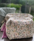 Quilted Toiletry Bag| Set of 2|Sweet Meadows