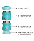 ZoLi POW THIS & THAT Stackable Stainless Steel Insulated Food Jar- Mint