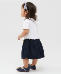 Navy Blue Dress with Bloomer