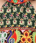 Navratri Indo-Western Wear Choli Top With Elastic Dhoti