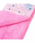 Royal Teddy Pink Fur Blanket