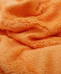 Porcupine Orange And White Blanket