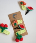 Handmade Crochet Hair Clips Crochet Hairclips