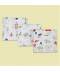 Nature And Wanderlust Multicolour 3 Pk Muslin Swaddle