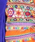Navratri Peacock Embroidery Chaniya Choli & Dupatta - Garba