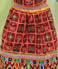 Navratri Embroidered Halter Neck Chaniya Choli Dupatta