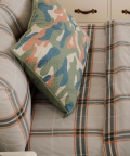 Boy Scout Grey Plaid Organic Bedsheet Set King Flat Sheet
