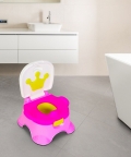Crown Pink Detachable Potty Chair