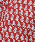 Printed Half Sleeve Pure Cotton Shirt For Boys- Red