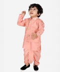 Ethnic Wear Infant Dhoti Kurta With Jacket Sibling Set