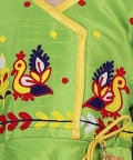 Peacock Embroidery Peplum Dhoti Indo Western Clothing Sets