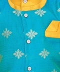 Attached Chiffon Printed Jacket Full Sleeve Kurta Pajama