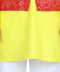 Ethnic Festive Wear Attached Floral Jacket Kurta Pajama