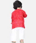 Full Sleeve Cotton Kurta Pajama for Boys-Red