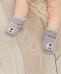 Bff Bear Grey Socks Booties