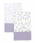 The Pretty Puffballs Set Of 2 Bedsheets
