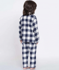 Berrytree Warm Night Suit Boys-Blue Squares