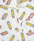 Organic Cotton Kids Night Suit Pencils & Erasers