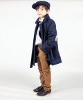 Boys Coat With Matching Hat And Scarf