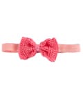 Bow Elastic Hairband - Pink