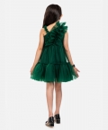 Bottle Green Tulle Dress
