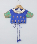 Embroidery And Lace Work Silk Lehenga Choli With Dupatta