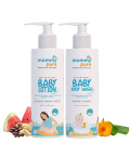 Baby Skincare Combo With Tear-Free Body Wash (250ml) & Baby Body Lotion (250ml)