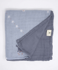 Bamboo Muslin Double Sided Big Blanket-Wise Owl