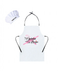 Chef Apron With Personalised Cap For Adult