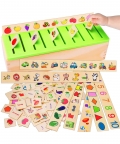 Classification Box Cognitive Card Set Educational Toy